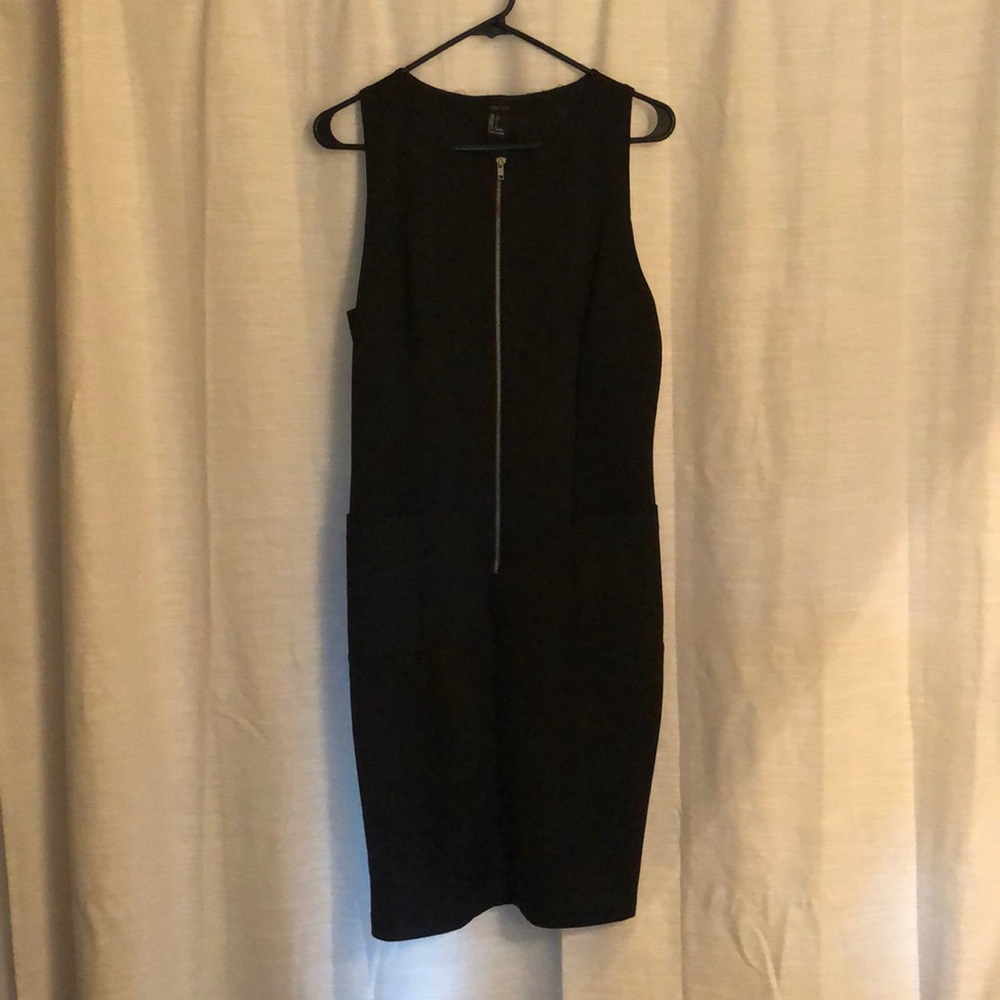 Black Zip Dress